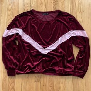 SHEIN velour sweatshirt az2x